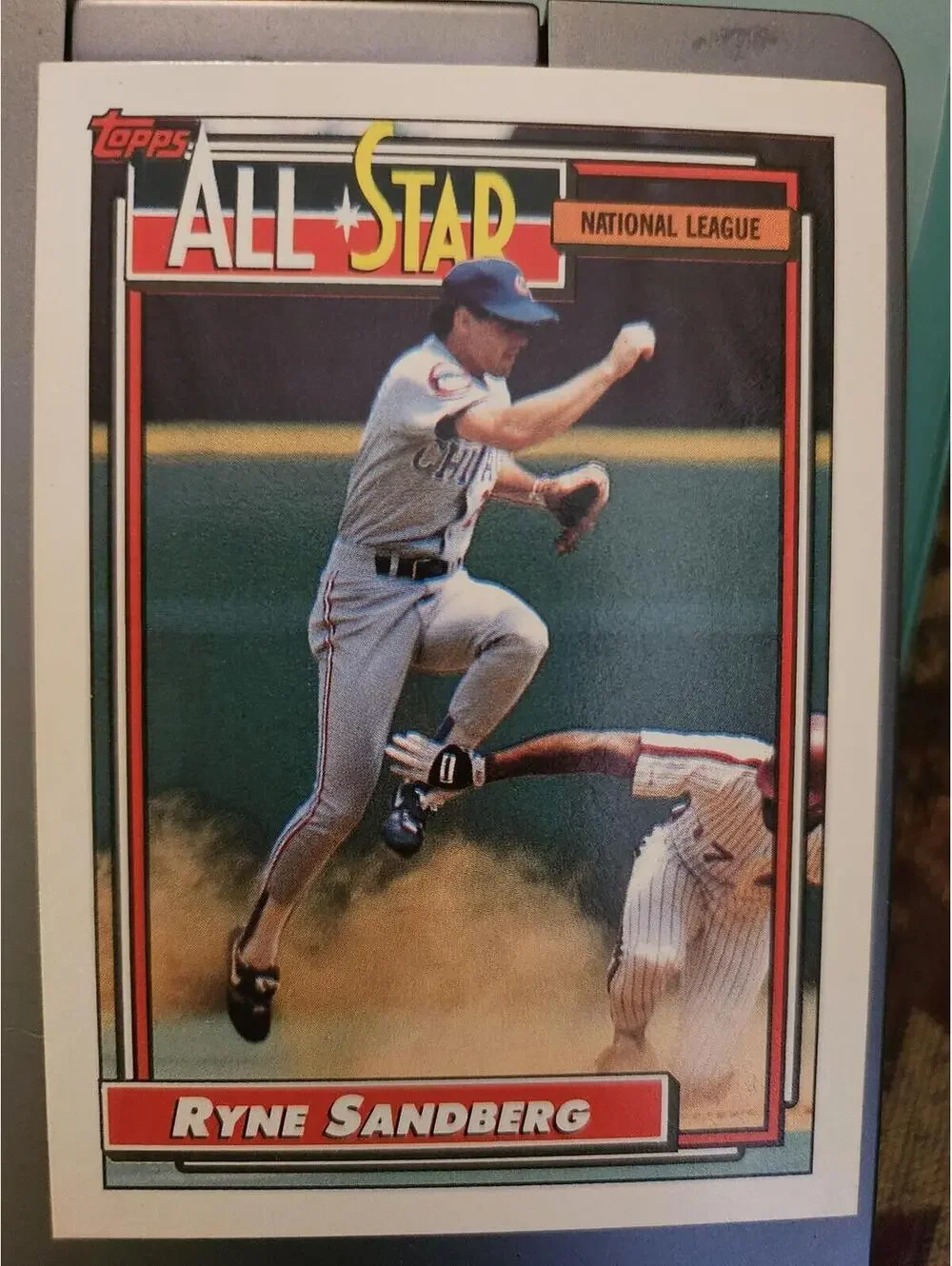 1992 Topps #387 Ryne Sandberg Chicago Cubs